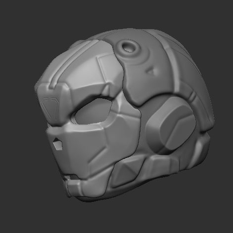 Nr-Blank Robot Head
