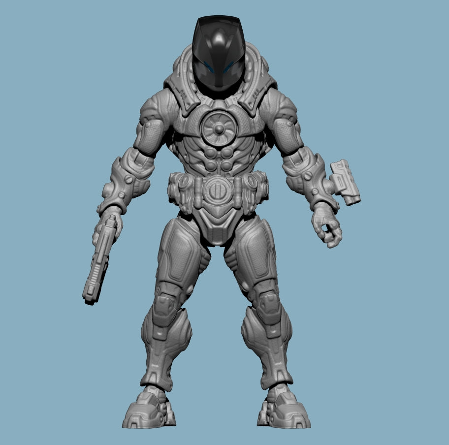 Tron Helmet Head