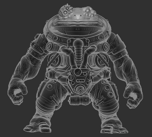 Cyber Frog Head for Slogg Cosmic Legions