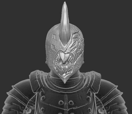 Warhammer Chaos Marauder Head