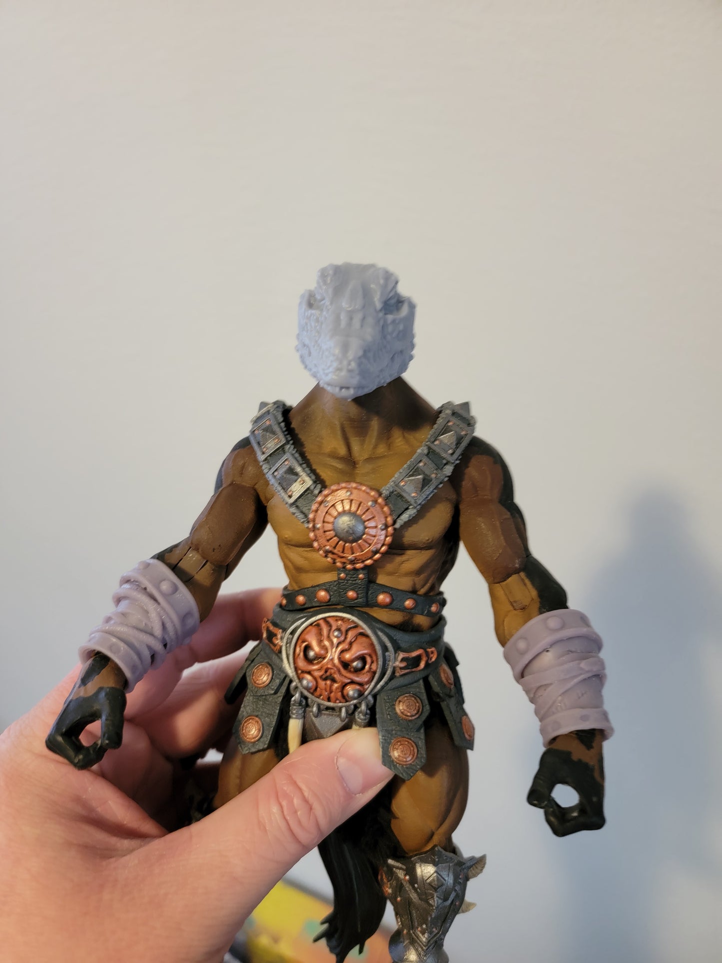 Caiman Head Unpainted