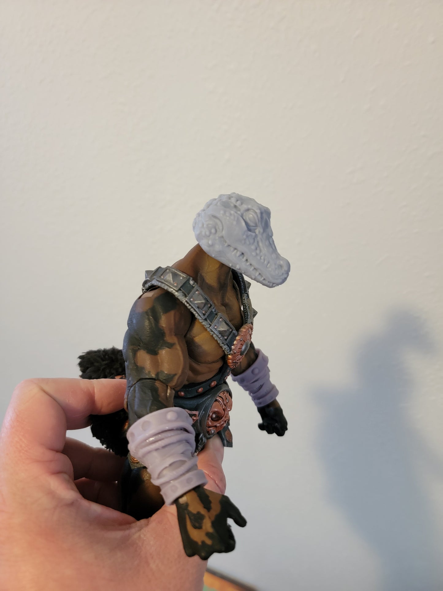 Caiman Head Unpainted