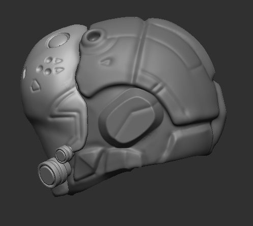 Nr-Blank Robot Head