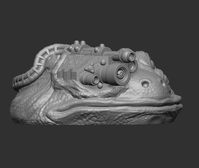 Cyber Frog Head for Slogg Cosmic Legions