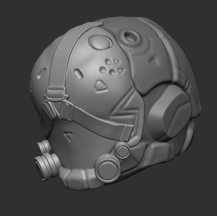 Nr-Blank Robot Head