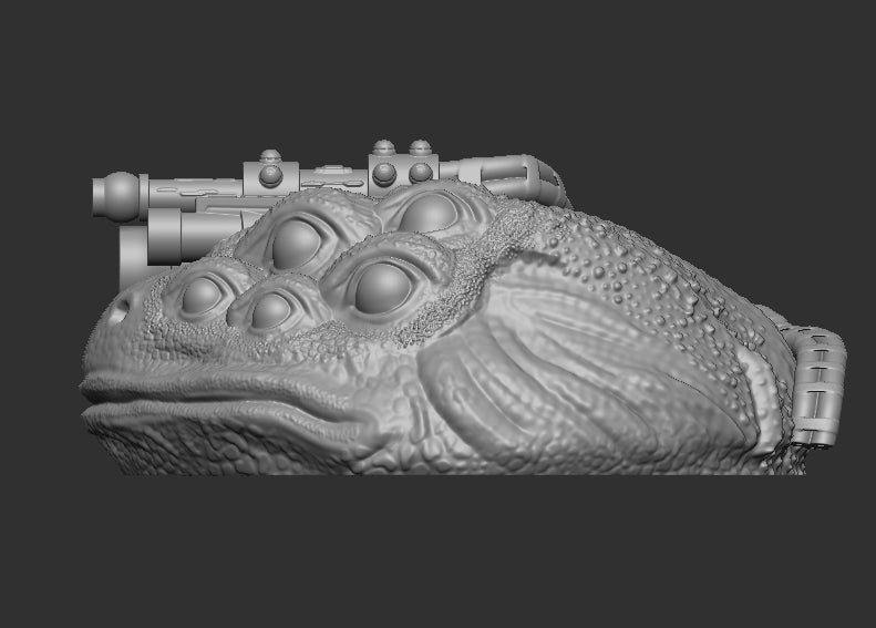 Cyber Frog Head for Slogg Cosmic Legions