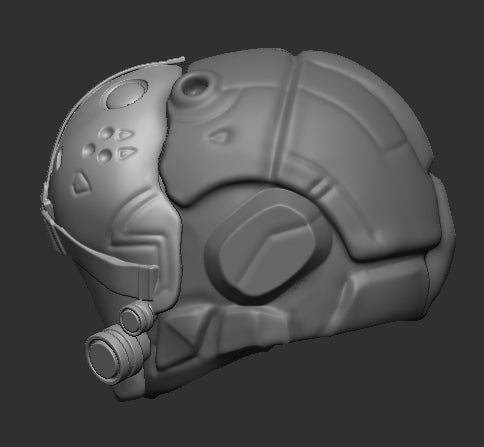 Nr-Blank Robot Head