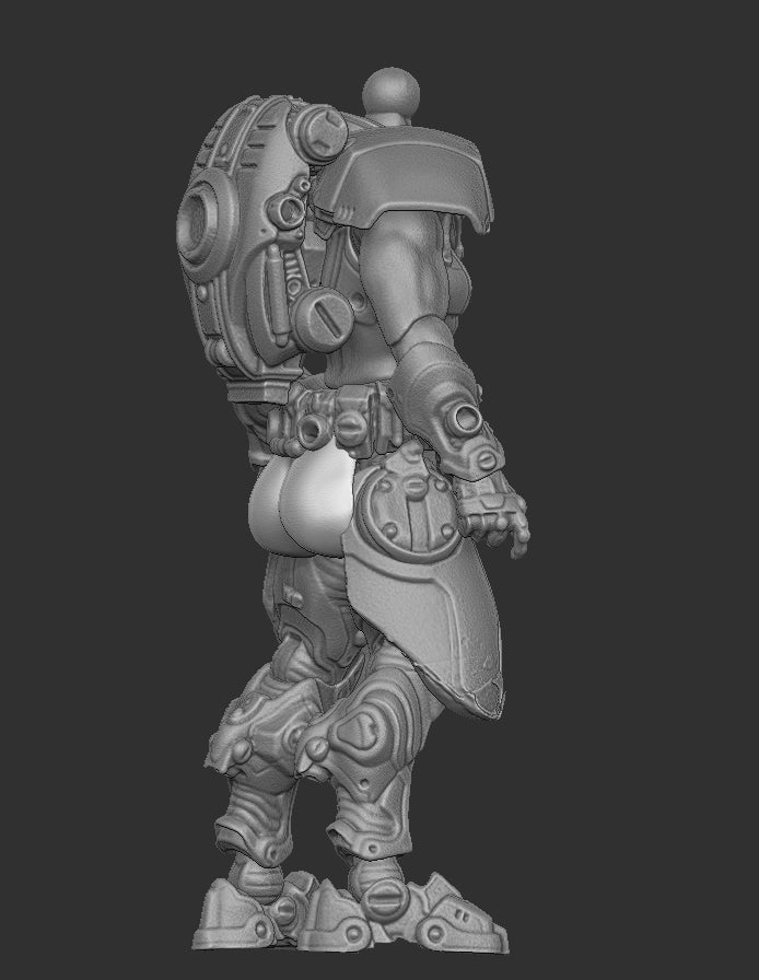 Large Bare Butt Flap for Cosmic Legions