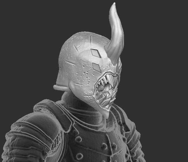 Warhammer Chaos Marauder Head