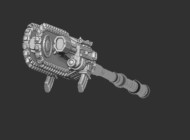 Chainsaw Machine Gun Topper for Slygor Staff