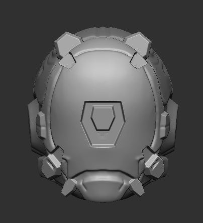 Nr-Blank Robot Head