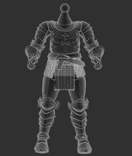 Chainmail Skirt Short