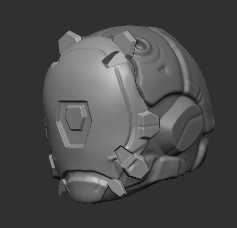Nr-Blank Robot Head