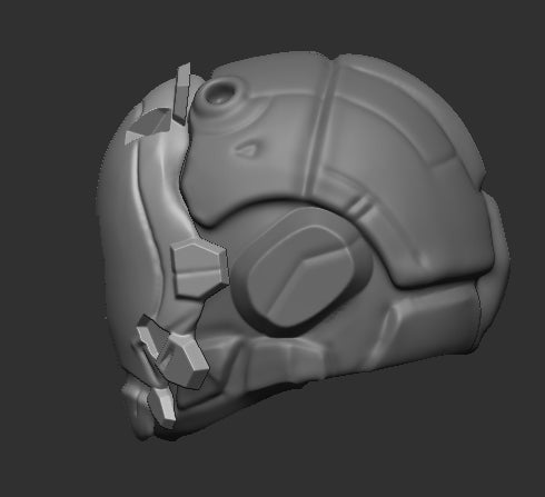 Nr-Blank Robot Head