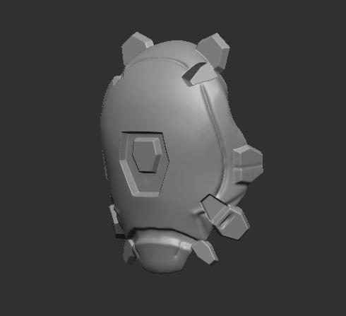 Nr-Blank Robot Head