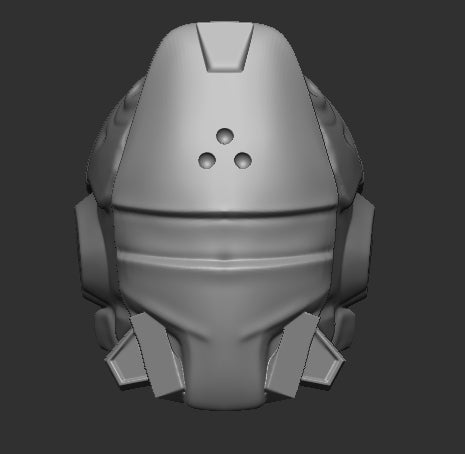 Nr-Blank Robot Head
