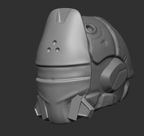 Nr-Blank Robot Head