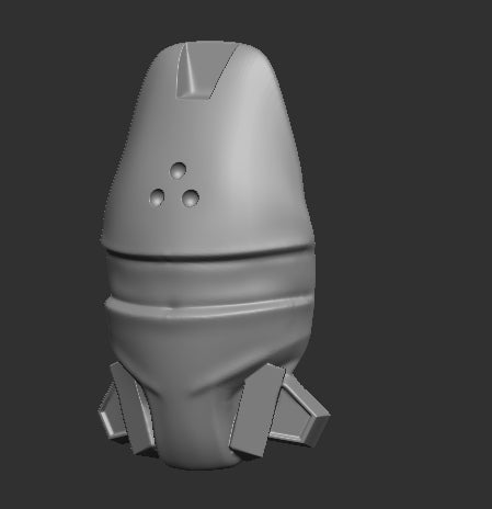 Nr-Blank Robot Head