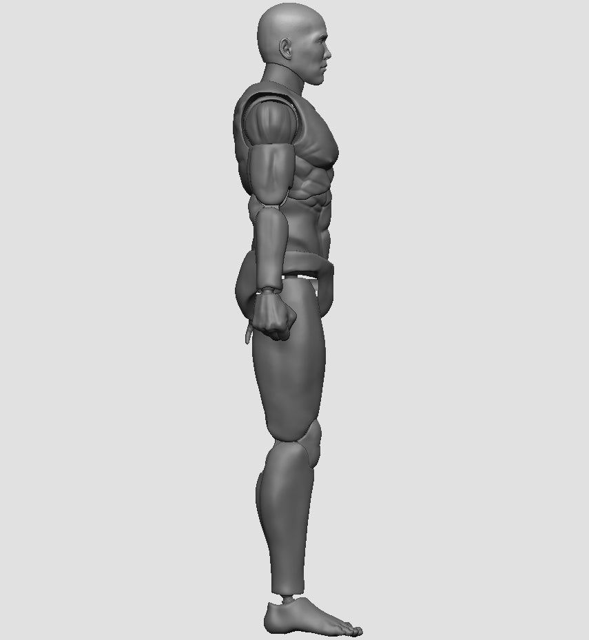 STL Files Action Figure Project Abraham