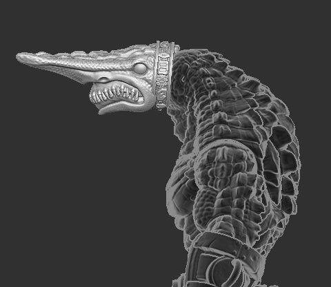 Goblin Shark Head for Kraggnar Cosmic Legions