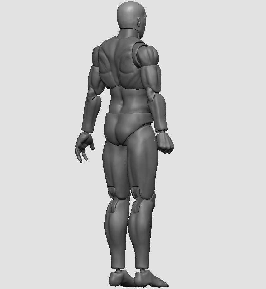STL Files Action Figure Project Abraham