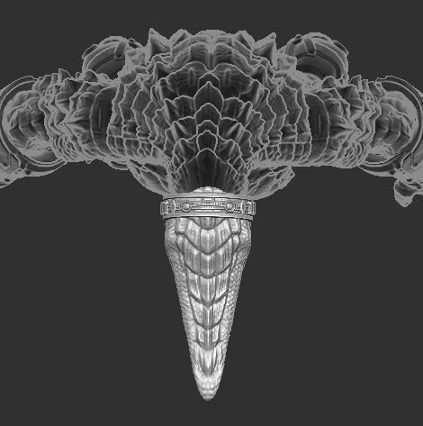 Goblin Shark Head for Kraggnar Cosmic Legions