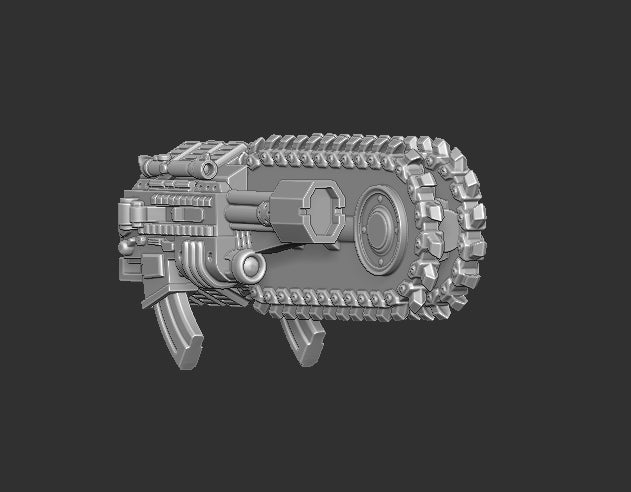 Chainsaw Machine Gun Topper for Slygor Staff