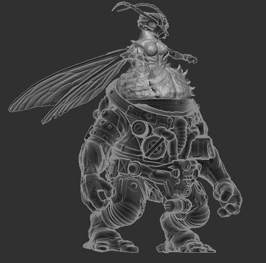 Bug Queen Body for Slogg Cosmic Legions