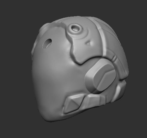 Nr-Blank Robot Head