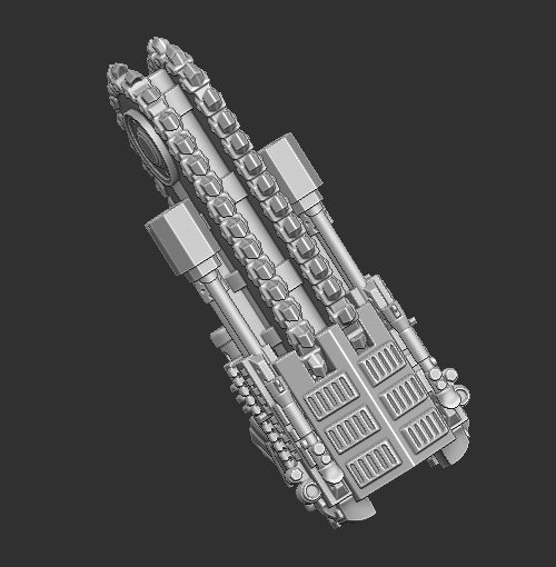 Chainsaw Machine Gun Topper for Slygor Staff