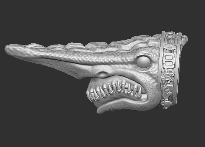 Goblin Shark Head for Kraggnar Cosmic Legions