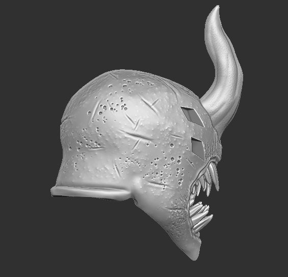 Warhammer Chaos Marauder Head