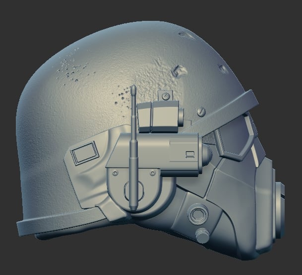 Fallout NCR Veteran Ranger Head