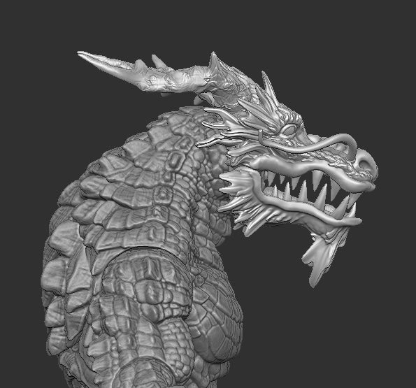Chinese Dragon Head for Kraggnar Cosmic Legions
