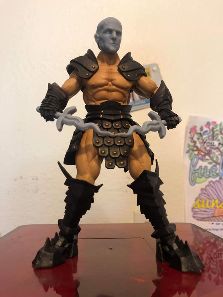 Prince Illfred Smirk (Bald) Head Unpainted