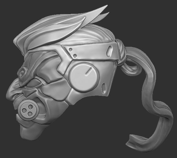 Genjuru Head with Hair