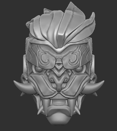 Genjuru Head with Hair