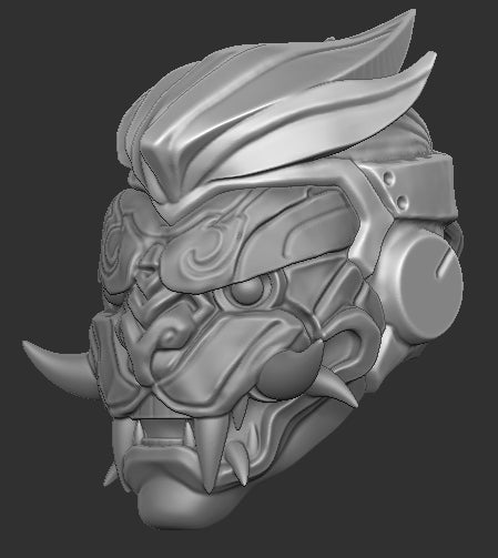 Genjuru Head with Hair