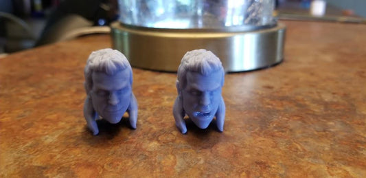 Prince Illfred Yelling (Topknot) Head Unpainted