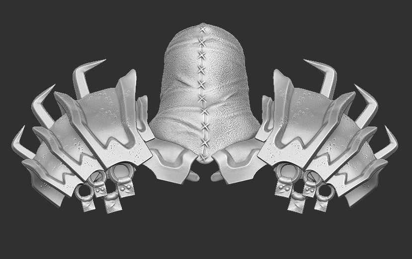 Deathmantle Head and Pauldrons