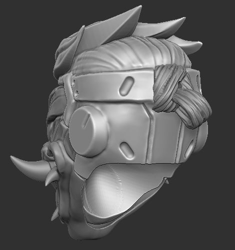 Genjuru Head with Hair