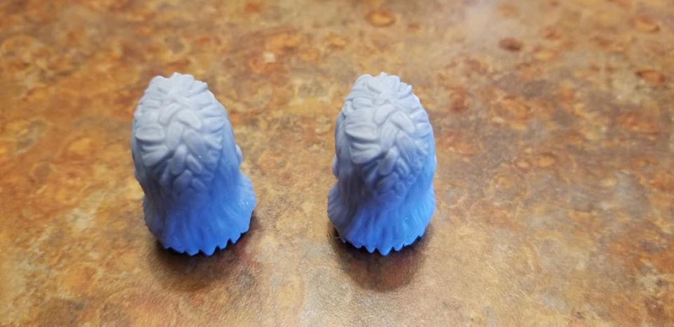 Prince Illfred Yelling (Topknot) Head Unpainted