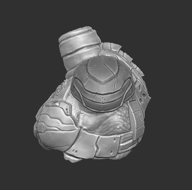 Armored Female Predator Torso