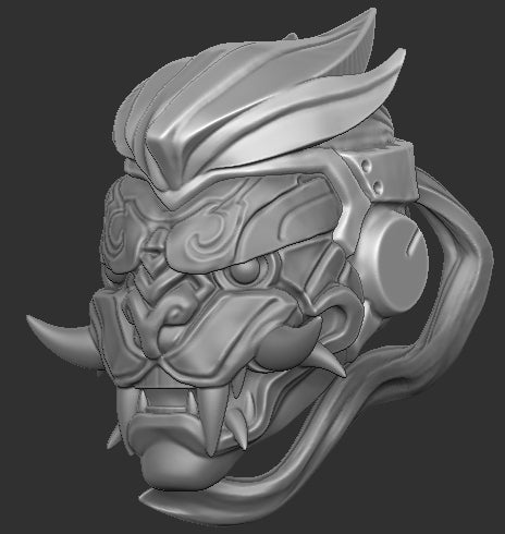 Genjuru Head with Hair