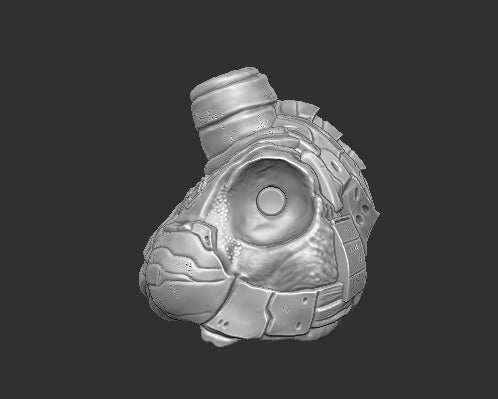Armored Female Predator Torso