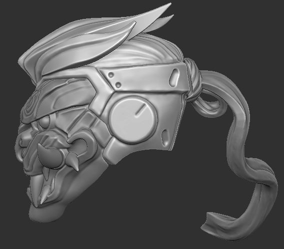 Genjuru Head with Hair