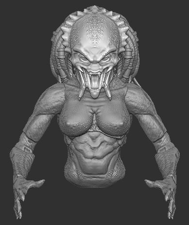 Fugitive Female Predator Torso