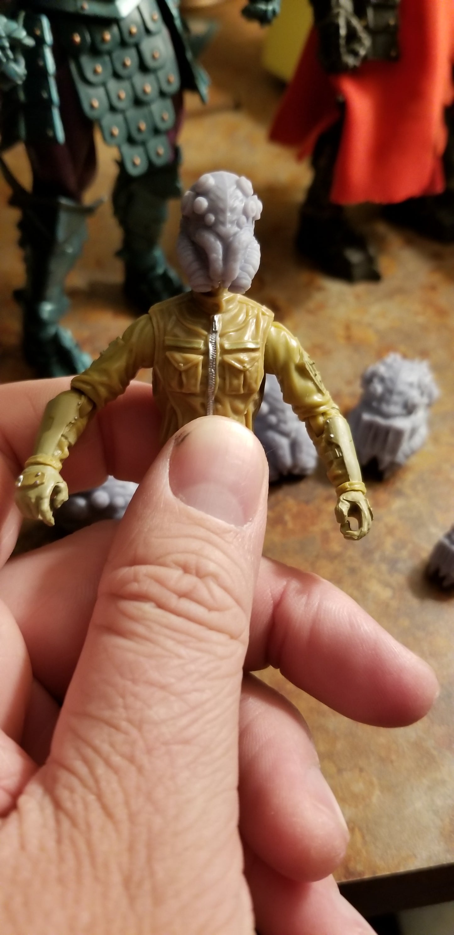 Spider Covert Head Unpainted