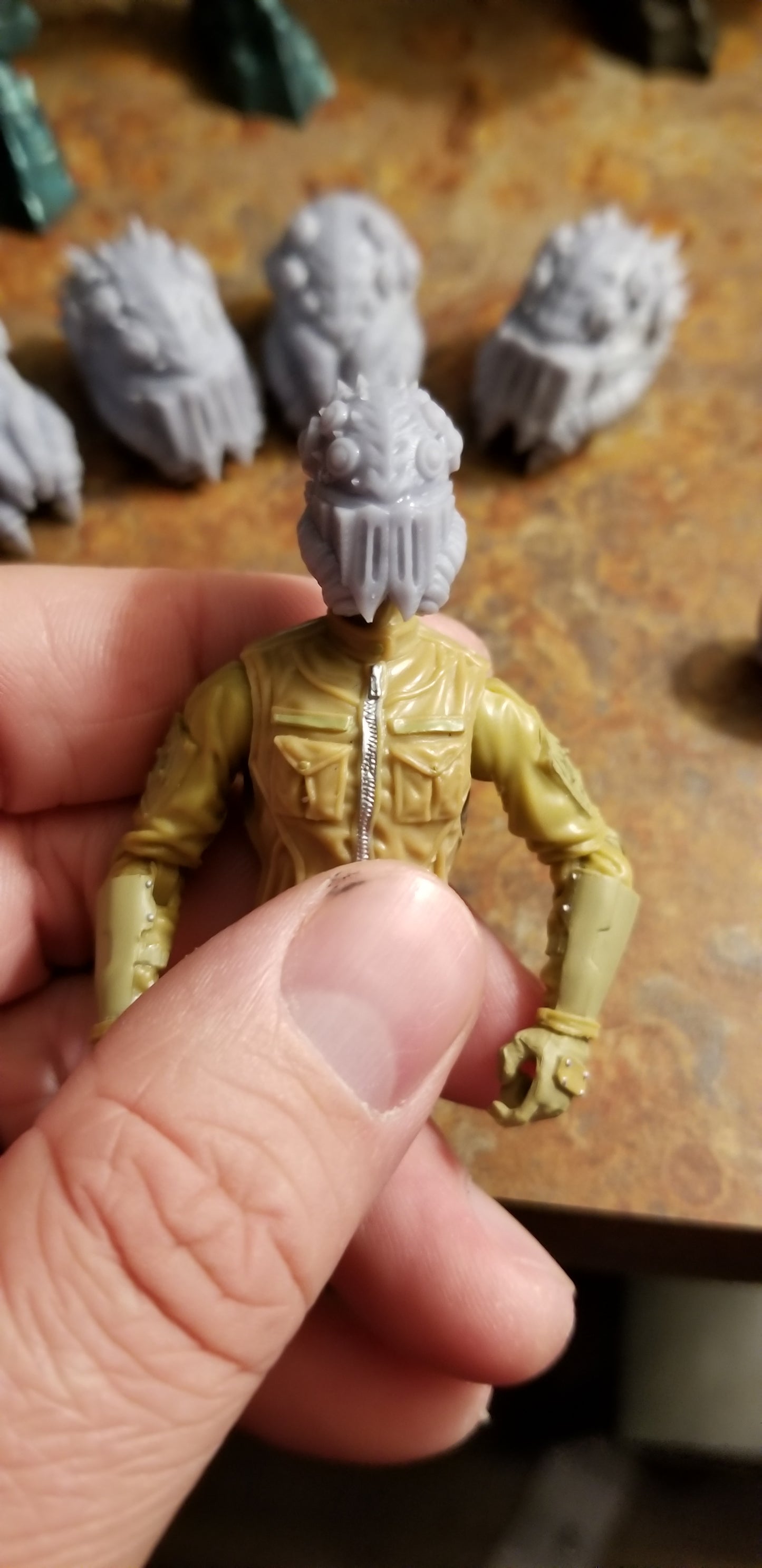 Spider Militant Head Unpainted