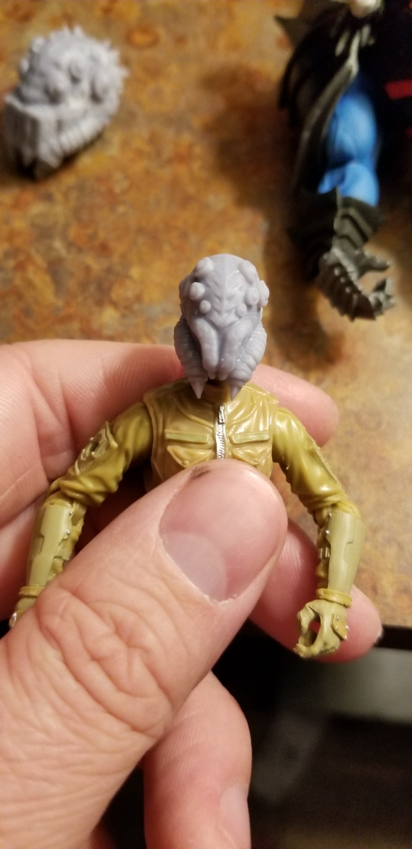 Spider Covert V2 Head Unpainted